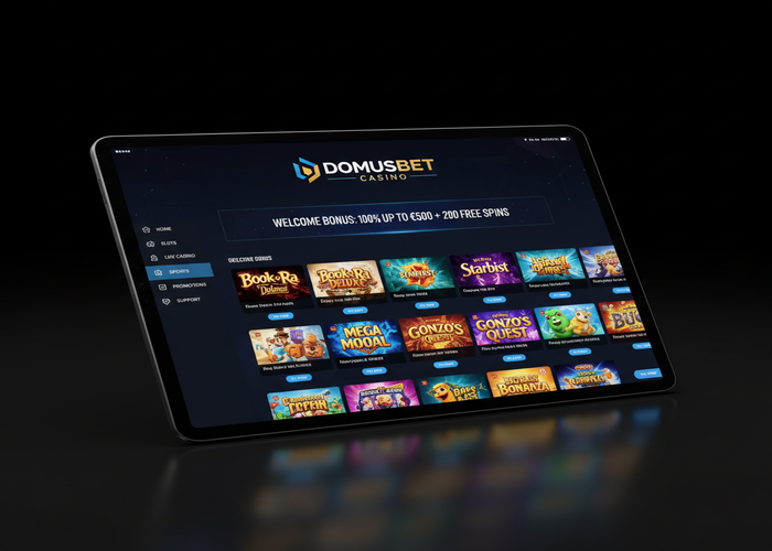 Domusbet Casino Casinò su tablet
